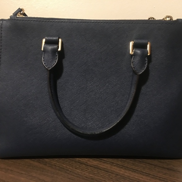 Navy Michael Kors Purse - Picture 3 of 4